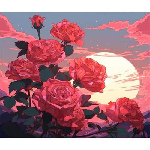 Puzzle 500 Teile Rote Rose, Puzzle Erwachsene 52 x 38 cm, Herausforderndes Rätsel, Puzzlespiele für Die Ganze Familie, Klassische Puzzles für Erwachsene 500 Teile Puzzle 500 Teile Rote Rose, Puzzle Erwachsene 52 x 38 cm, Herausforderndes Rätsel, Puzzlespiele für Die Ganze Familie, Klassische Puzzles für Erwachsene 500 Teile von QiHon