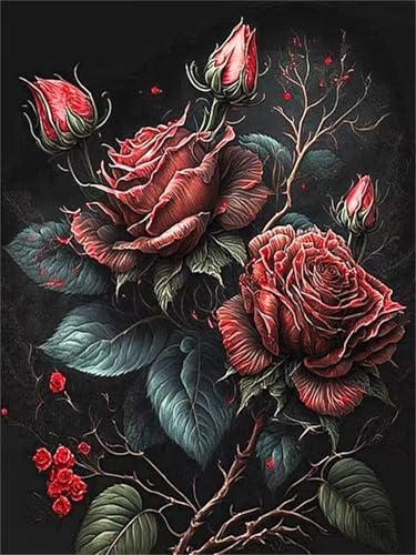 Puzzle 500 Teile Rote Rosenblüte, Puzzle Erwachsene 52 x 38 cm, Herausforderndes Rätsel, Puzzlespiele für Die Ganze Familie, Klassische Puzzles für Erwachsene 500 Teile Puzzle 500 Teile Rote Rosenblüte, Puzzle Erwachsene 52 x 38 cm, Herausforderndes Rätsel, Puzzlespiele für Die Ganze Familie, Klassische Puzzles für Erwachsene 500 Teile von QiHon