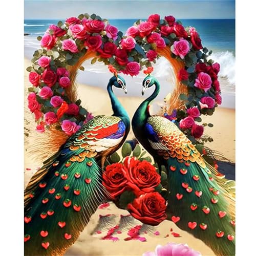 Puzzle 500 Teile Roter Blumenpfau, Puzzle Erwachsene 52 x 38 cm, Herausforderndes Rätsel, Puzzlespiele für Die Ganze Familie, Klassische Puzzles für Erwachsene 500 Teile Puzzle 500 Teile Roter Blumenpfau, Puzzle Erwachsene 52 x 38 cm, Herausforderndes Rätsel, Puzzlespiele für Die Ganze Familie, Klassische Puzzles für Erwachsene 500 Teile von QiHon