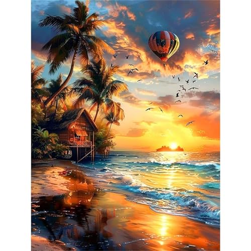 Puzzle 500 Teile Sonnenuntergang Küstenlandschaft, Puzzle Erwachsene 52 x 38 cm, Herausforderndes Rätsel, Puzzlespiele für Die Ganze Familie, Klassische Puzzles für Erwachsene 500 Teile Puzzle 500 Teile Sonnenuntergang Küstenlandschaft, Puzzle Erwachsene 52 x 38 cm, Herausforderndes Rätsel, Puzzlespiele für Die Ganze Familie, Klassische Puzzles für Erwachsene 500 Teile von QiHon