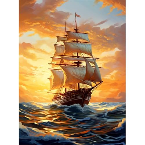 Puzzle 500 Teile Sonnenuntergang Ozean Segelboot, Puzzle Erwachsene 52 x 38 cm, Herausforderndes Rätsel, Puzzlespiele für Die Ganze Familie, Klassische Puzzles für Erwachsene 500 Teile Puzzle 500 Teile Sonnenuntergang Ozean Segelboot, Puzzle Erwachsene 52 x 38 cm, Herausforderndes Rätsel, Puzzlespiele für Die Ganze Familie, Klassische Puzzles für Erwachsene 500 Teile von QiHon