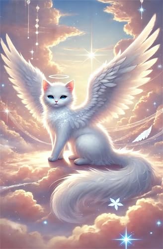 Puzzle 500 Teile Tier Katze Engel 52 x 38 cm Puzzles für Erwachsene Herausforderndes Rätsel Lernspiel für Die Ganze Familie Geschenke für Frauen Männer 500 Teile Puzzle Puzzle 500 Teile Tier Katze Engel 52 x 38 cm Puzzles für Erwachsene Herausforderndes Rätsel Lernspiel für Die Ganze Familie Geschenke für Frauen Männer 500 Teile Puzzle von QiHon