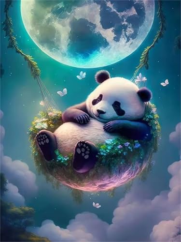 Puzzle 500 Teile Tier Panda Mond, Puzzle Erwachsene 52 x 38 cm, Herausforderndes Rätsel, Puzzlespiele für Die Ganze Familie, Klassische Puzzles für Erwachsene 500 Teile Puzzle 500 Teile Tier Panda Mond, Puzzle Erwachsene 52 x 38 cm, Herausforderndes Rätsel, Puzzlespiele für Die Ganze Familie, Klassische Puzzles für Erwachsene 500 Teile von QiHon