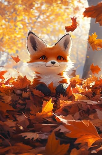 Puzzle 500 Teile Tiere Herbstlaub 52 x 38 cm Puzzles für Erwachsene Herausforderndes Rätsel Lernspiel für Die Ganze Familie Geschenke für Frauen Männer 500 Teile Puzzle Puzzle 500 Teile Tiere Herbstlaub 52 x 38 cm Puzzles für Erwachsene Herausforderndes Rätsel Lernspiel für Die Ganze Familie Geschenke für Frauen Männer 500 Teile Puzzle von QiHon