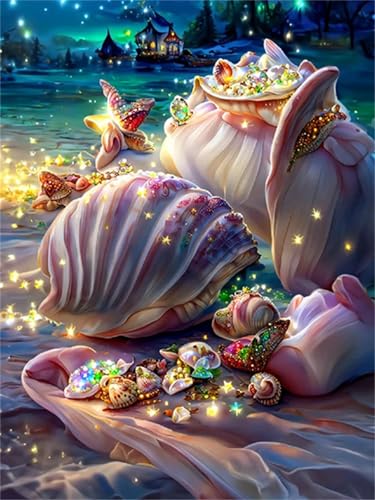 Puzzle 500 Teile Verträumte Strandmuscheln, Puzzle Erwachsene 52 x 38 cm, Herausforderndes Rätsel, Puzzlespiele für Die Ganze Familie, Klassische Puzzles für Erwachsene 500 Teile Puzzle 500 Teile Verträumte Strandmuscheln, Puzzle Erwachsene 52 x 38 cm, Herausforderndes Rätsel, Puzzlespiele für Die Ganze Familie, Klassische Puzzles für Erwachsene 500 Teile von QiHon