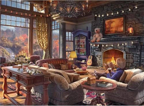 Puzzle 500 Teile Zimmer Tiere 52 x 38 cm Puzzles für Erwachsene Herausforderndes Rätsel Lernspiel für Die Ganze Familie Geschenke für Frauen Männer 500 Teile Puzzle Puzzle 500 Teile Zimmer Tiere 52 x 38 cm Puzzles für Erwachsene Herausforderndes Rätsel Lernspiel für Die Ganze Familie Geschenke für Frauen Männer 500 Teile Puzzle von QiHon
