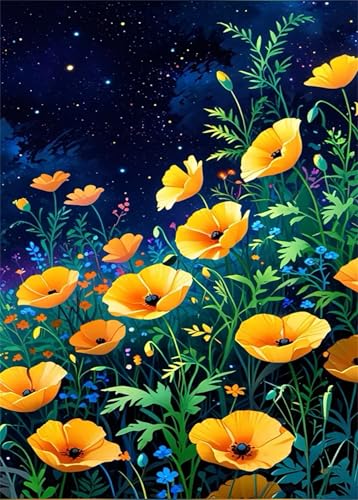 Puzzle 520 Teile Erwachsene Gelbe Blumen 52 x 38 cm Puzzles für Erwachsene Pädagogisches Spiel Herausforderung Spielzeug Impossible Puzzle 520 Teile Puzzles von QiHon