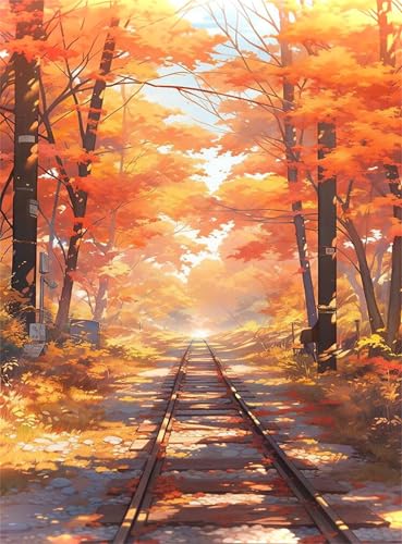 Puzzle 520 Teile Erwachsene Herbstliche Ahornblätter 52 x 38 cm Puzzles für Erwachsene Pädagogisches Spiel Herausforderung Spielzeug Impossible Puzzle 520 Teile Puzzles von QiHon