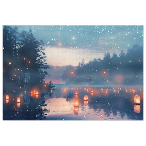 Puzzle 70 Teile Erwachsene Dschungelnebel 20 x 15 cm Puzzles für Erwachsene Pädagogisches Spiel Herausforderung Spielzeug Impossible Puzzle 70 Teile Puzzles von QiHon