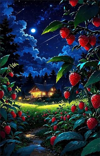 Puzzle 70 Teile Erwachsene Rote Früchte 20 x 15 cm Puzzles für Erwachsene Pädagogisches Spiel Herausforderung Spielzeug Impossible Puzzle 70 Teile Puzzles von QiHon