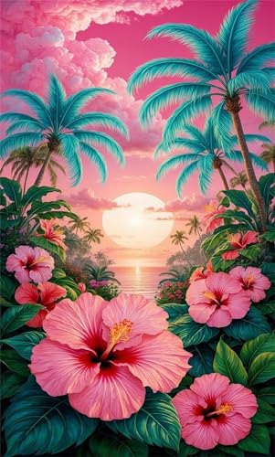 Puzzle 70 Teile Erwachsene Tropische Pflanzen Blumen 20 x 15 cm Puzzles für Erwachsene Pädagogisches Spiel Herausforderung Spielzeug Impossible Puzzle 70 Teile Puzzles von QiHon
