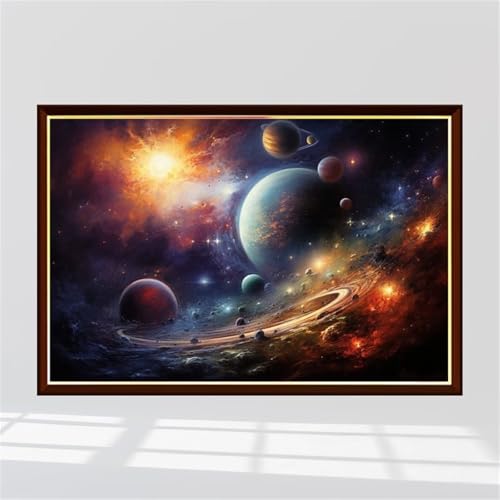 Puzzle 70 Teile Erwachsene Weltraum Universum 20 x 15 cm Puzzles für Erwachsene Pädagogisches Spiel Herausforderung Spielzeug Impossible Puzzle 70 Teile Puzzles von QiHon
