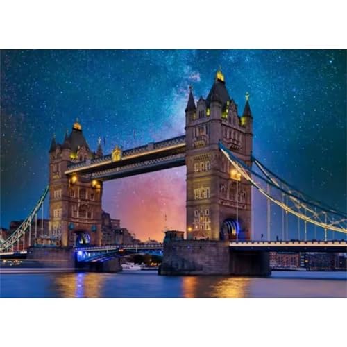 Puzzle 700 Teile Brücke Sternenhimmel, Puzzle Erwachsene 52 x 38 cm, Herausforderndes Rätsel, Puzzlespiele für Die Ganze Familie, Klassische Puzzles für Erwachsene 700 Teile Puzzle 700 Teile Brücke Sternenhimmel, Puzzle Erwachsene 52 x 38 cm, Herausforderndes Rätsel, Puzzlespiele für Die Ganze Familie, Klassische Puzzles für Erwachsene 700 Teile von QiHon
