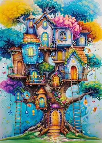 Puzzle 700 Teile Karikatur 52 x 38 cm Puzzles für Erwachsene Herausforderndes Rätsel Lernspiel für Die Ganze Familie Geschenke für Frauen Männer 700 Teile Puzzle von QiHon