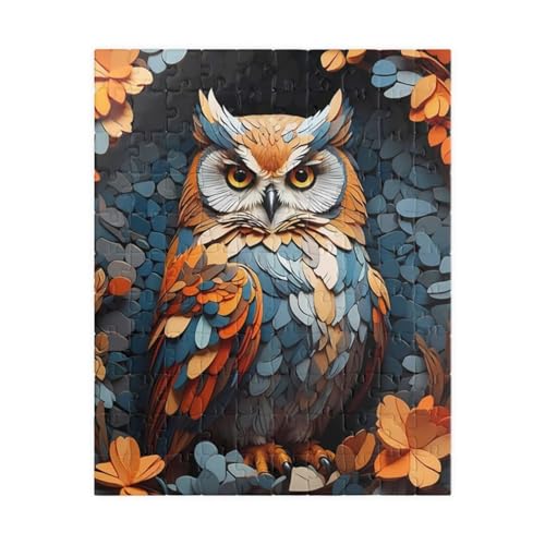 Puzzle 700 Teile Tier Eule 52 x 38 cm Puzzles für Erwachsene Herausforderndes Rätsel Lernspiel für Die Ganze Familie Geschenke für Frauen Männer 700 Teile Puzzle von QiHon