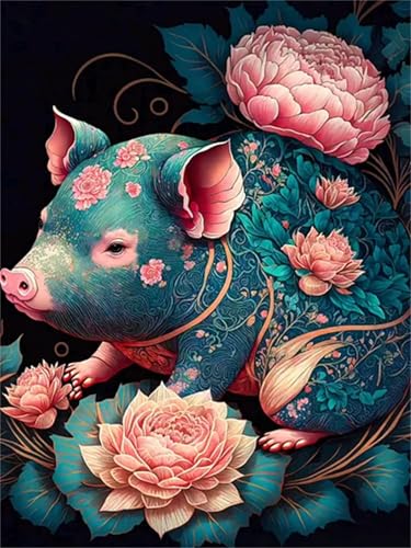 Puzzle für Erwachsene 120 Teile Blume Tier Schwein, 25 x 20 cm Puzzles für Erwachsene Pädagogisches Spiel Herausforderung Spielzeug 120 Teile, Puzzle Erwachsene Anspruchsvoll Puzzle für Erwachsene 120 Teile Blume Tier Schwein, 25 x 20 cm Puzzles für Erwachsene Pädagogisches Spiel Herausforderung Spielzeug 120 Teile, Puzzle Erwachsene Anspruchsvoll von QiHon