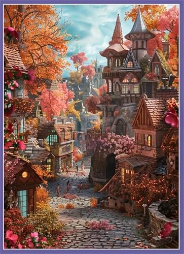 Puzzle für Erwachsene 120 Teile Blumenstraße, 25 x 20 cm Puzzles für Erwachsene Pädagogisches Spiel Herausforderung Spielzeug 120 Teile, Puzzle Erwachsene Anspruchsvoll Puzzle für Erwachsene 120 Teile Blumenstraße, 25 x 20 cm Puzzles für Erwachsene Pädagogisches Spiel Herausforderung Spielzeug 120 Teile, Puzzle Erwachsene Anspruchsvoll von QiHon