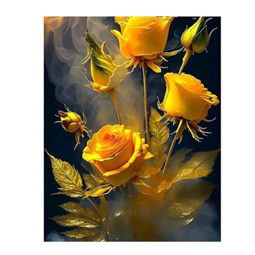 Puzzle für Erwachsene 120 Teile Gelbe Rosenblüte, 25 x 20 cm Puzzles für Erwachsene Pädagogisches Spiel Herausforderung Spielzeug 120 Teile, Puzzle Erwachsene Anspruchsvoll von QiHon