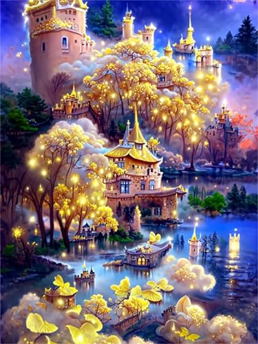Puzzle für Erwachsene 120 Teile Gelbe Schlosslandschaft, 25 x 20 cm Puzzles für Erwachsene Pädagogisches Spiel Herausforderung Spielzeug 120 Teile, Puzzle Erwachsene Anspruchsvoll Puzzle für Erwachsene 120 Teile Gelbe Schlosslandschaft, 25 x 20 cm Puzzles für Erwachsene Pädagogisches Spiel Herausforderung Spielzeug 120 Teile, Puzzle Erwachsene Anspruchsvoll von QiHon