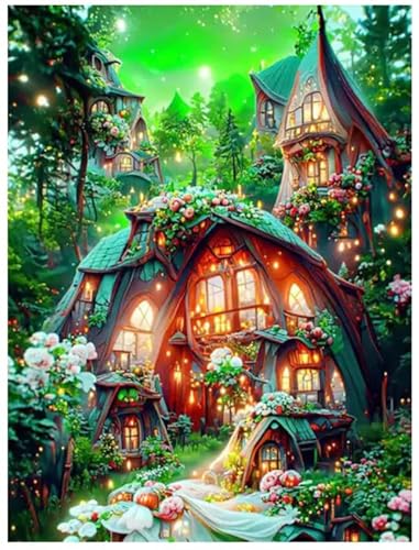 Puzzle für Erwachsene 120 Teile Gewächshauslandschaft, 25 x 20 cm Puzzles für Erwachsene Pädagogisches Spiel Herausforderung Spielzeug 120 Teile, Puzzle Erwachsene Anspruchsvoll von QiHon