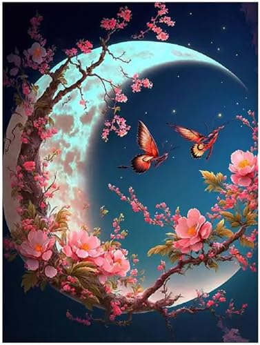 Puzzle für Erwachsene 120 Teile Mond Blume Tier, 25 x 20 cm Puzzles für Erwachsene Pädagogisches Spiel Herausforderung Spielzeug 120 Teile, Puzzle Erwachsene Anspruchsvoll von QiHon