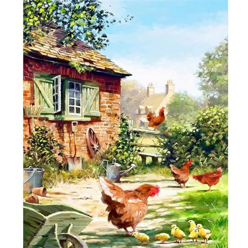 Puzzle für Erwachsene 120 Teile Nutztiere, 25 x 20 cm Puzzles für Erwachsene Pädagogisches Spiel Herausforderung Spielzeug 120 Teile, Puzzle Erwachsene Anspruchsvoll von QiHon