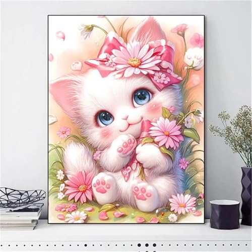 Puzzle für Erwachsene 120 Teile Rosa Blumen Katze, 25 x 20 cm Puzzles für Erwachsene Pädagogisches Spiel Herausforderung Spielzeug 120 Teile, Puzzle Erwachsene Anspruchsvoll Puzzle für Erwachsene 120 Teile Rosa Blumen Katze, 25 x 20 cm Puzzles für Erwachsene Pädagogisches Spiel Herausforderung Spielzeug 120 Teile, Puzzle Erwachsene Anspruchsvoll von QiHon