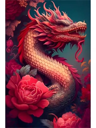 Puzzle für Erwachsene 120 Teile Roter Blumendrache, 25 x 20 cm Puzzles für Erwachsene Pädagogisches Spiel Herausforderung Spielzeug 120 Teile, Puzzle Erwachsene Anspruchsvoll Puzzle für Erwachsene 120 Teile Roter Blumendrache, 25 x 20 cm Puzzles für Erwachsene Pädagogisches Spiel Herausforderung Spielzeug 120 Teile, Puzzle Erwachsene Anspruchsvoll von QiHon