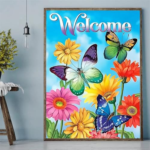 Puzzle für Erwachsene 120 Teile Schmetterlingsblume, 25 x 20 cm Puzzles für Erwachsene Pädagogisches Spiel Herausforderung Spielzeug 120 Teile, Puzzle Erwachsene Anspruchsvoll von QiHon