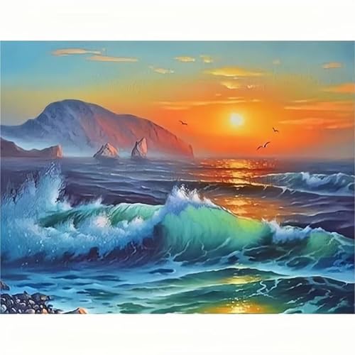 Puzzle für Erwachsene 120 Teile Sonnenuntergangswellen, 25 x 20 cm Puzzles für Erwachsene Pädagogisches Spiel Herausforderung Spielzeug 120 Teile, Puzzle Erwachsene Anspruchsvoll Puzzle für Erwachsene 120 Teile Sonnenuntergangswellen, 25 x 20 cm Puzzles für Erwachsene Pädagogisches Spiel Herausforderung Spielzeug 120 Teile, Puzzle Erwachsene Anspruchsvoll von QiHon
