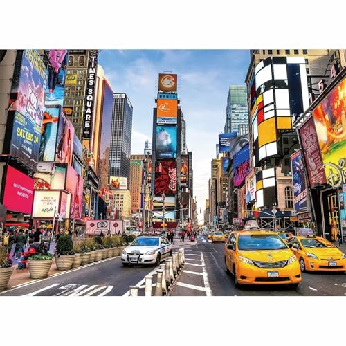 Puzzle für Erwachsene 120 Teile Stadtstraße, 25 x 20 cm Puzzles für Erwachsene Pädagogisches Spiel Herausforderung Spielzeug 120 Teile, Puzzle Erwachsene Anspruchsvoll von QiHon