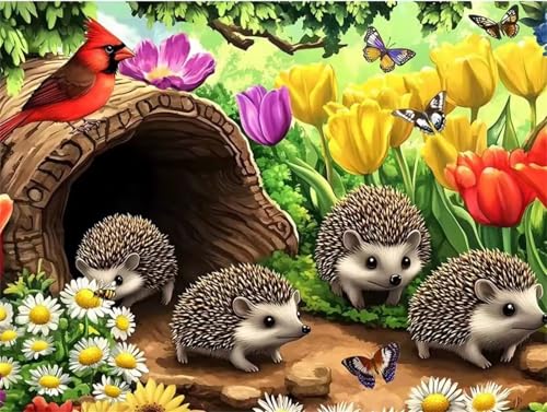 Puzzle für Erwachsene 1200 Teile Igelblume, 75 x 50 cm Puzzles für Erwachsene Pädagogisches Spiel Herausforderung Spielzeug 1200 Teile, Puzzle Erwachsene Anspruchsvoll von QiHon