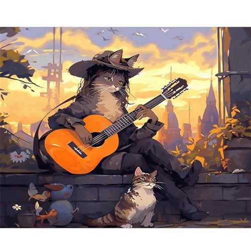 Puzzle für Erwachsene 1200 Teile Katze Tier Gitarre, 75 x 50 cm Puzzles für Erwachsene Pädagogisches Spiel Herausforderung Spielzeug 1200 Teile, Puzzle Erwachsene Anspruchsvoll Puzzle für Erwachsene 1200 Teile Katze Tier Gitarre, 75 x 50 cm Puzzles für Erwachsene Pädagogisches Spiel Herausforderung Spielzeug 1200 Teile, Puzzle Erwachsene Anspruchsvoll von QiHon