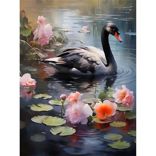Puzzle für Erwachsene 1200 Teile Schwanenblume, 75 x 50 cm Puzzles für Erwachsene Pädagogisches Spiel Herausforderung Spielzeug 1200 Teile, Puzzle Erwachsene Anspruchsvoll von QiHon