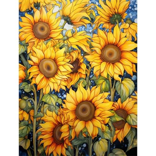 Puzzle für Erwachsene 1200 Teile Sonnenblumenlandschaft, 75 x 50 cm Puzzles für Erwachsene Pädagogisches Spiel Herausforderung Spielzeug 1200 Teile, Puzzle Erwachsene Anspruchsvoll von QiHon