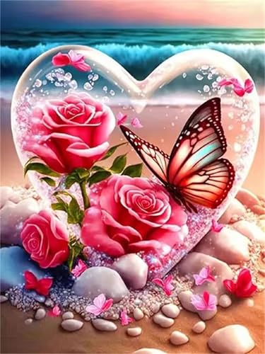 Puzzle für Erwachsene 1500 Teile Rosenschmetterling, 87 x 57 cm Puzzles für Erwachsene Pädagogisches Spiel Herausforderung Spielzeug 1500 Teile, Puzzle Erwachsene Anspruchsvoll von QiHon