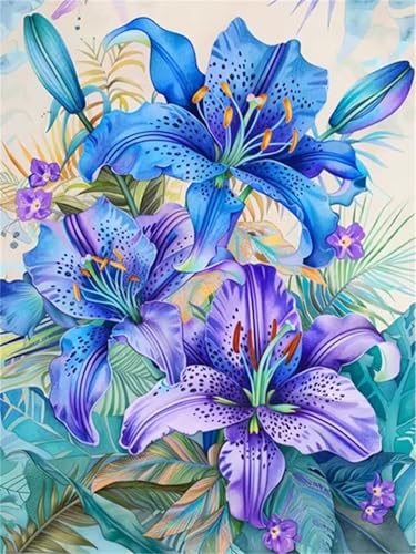 Puzzle für Erwachsene 200 Teile Blaue Lilien, 35 x 25 cm Puzzles für Erwachsene Pädagogisches Spiel Herausforderung Spielzeug 200 Teile, Puzzle Erwachsene Anspruchsvoll Puzzle für Erwachsene 200 Teile Blaue Lilien, 35 x 25 cm Puzzles für Erwachsene Pädagogisches Spiel Herausforderung Spielzeug 200 Teile, Puzzle Erwachsene Anspruchsvoll von QiHon