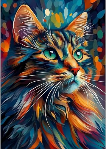 Puzzle für Erwachsene 2000 Teile Bunte Katze, 100 x 70 cm Puzzles für Erwachsene Pädagogisches Spiel Herausforderung Spielzeug 2000 Teile, Puzzle Erwachsene Anspruchsvoll Puzzle für Erwachsene 2000 Teile Bunte Katze, 100 x 70 cm Puzzles für Erwachsene Pädagogisches Spiel Herausforderung Spielzeug 2000 Teile, Puzzle Erwachsene Anspruchsvoll von QiHon