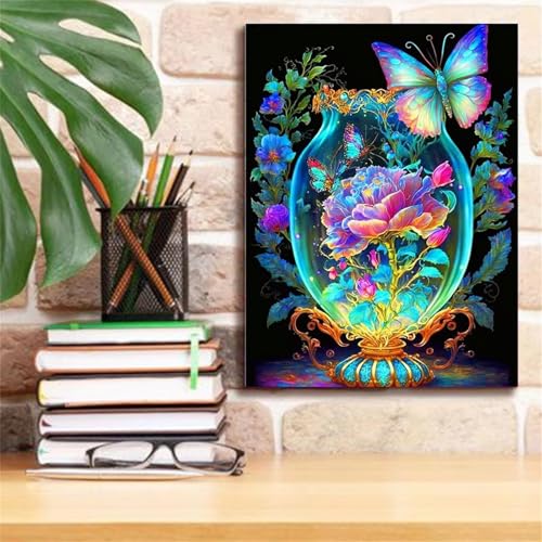 Puzzle für Erwachsene 2000 Teile Pfingstrose Schmetterling, 100 x 70 cm Puzzles für Erwachsene Pädagogisches Spiel Herausforderung Spielzeug 2000 Teile, Puzzle Erwachsene Anspruchsvoll von QiHon