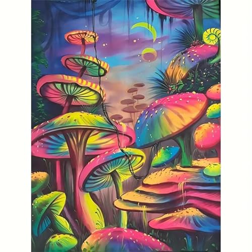 Puzzle für Erwachsene 2000 Teile Pilz, 100 x 70 cm Puzzles für Erwachsene Pädagogisches Spiel Herausforderung Spielzeug 2000 Teile, Puzzle Erwachsene Anspruchsvoll von QiHon