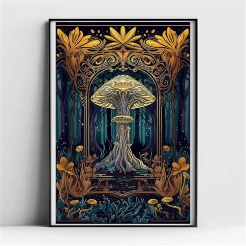 Puzzle für Erwachsene 2000 Teile Pilz, 100 x 70 cm Puzzles für Erwachsene Pädagogisches Spiel Herausforderung Spielzeug 2000 Teile, Puzzle Erwachsene Anspruchsvoll von QiHon