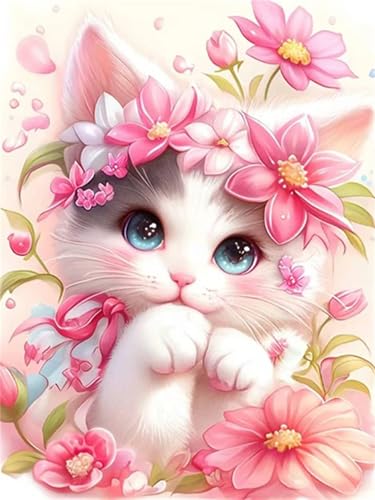 Puzzle für Erwachsene 2000 Teile Rosa Blumenkatze, 100 x 70 cm Puzzles für Erwachsene Pädagogisches Spiel Herausforderung Spielzeug 2000 Teile, Puzzle Erwachsene Anspruchsvoll Puzzle für Erwachsene 2000 Teile Rosa Blumenkatze, 100 x 70 cm Puzzles für Erwachsene Pädagogisches Spiel Herausforderung Spielzeug 2000 Teile, Puzzle Erwachsene Anspruchsvoll von QiHon