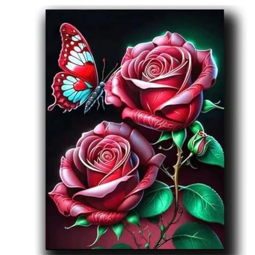 Puzzle für Erwachsene 2000 Teile Schmetterlingsrose, 100 x 70 cm Puzzles für Erwachsene Pädagogisches Spiel Herausforderung Spielzeug 2000 Teile, Puzzle Erwachsene Anspruchsvoll von QiHon