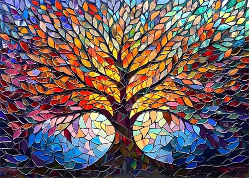 Puzzle für Erwachsene 300 Teile Bunter Lebensbaum, 38 x 26 cm Puzzles für Erwachsene Pädagogisches Spiel Herausforderung Spielzeug 300 Teile, Puzzle Erwachsene Anspruchsvoll Puzzle für Erwachsene 300 Teile Bunter Lebensbaum, 38 x 26 cm Puzzles für Erwachsene Pädagogisches Spiel Herausforderung Spielzeug 300 Teile, Puzzle Erwachsene Anspruchsvoll von QiHon