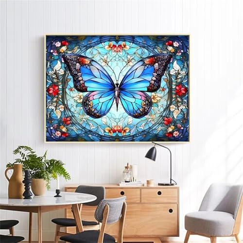 Puzzle für Erwachsene 300 Teile Schmetterling Blume Rot, 38 x 26 cm Puzzles für Erwachsene Pädagogisches Spiel Herausforderung Spielzeug 300 Teile, Puzzle Erwachsene Anspruchsvoll von QiHon