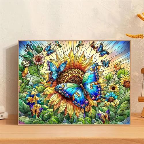 Puzzle für Erwachsene 300 Teile Schmetterling Sonnenblume, 40 x 28 cm Puzzles für Erwachsene Pädagogisches Spiel Herausforderung Spielzeug 300 Teile, Puzzle Erwachsene Anspruchsvoll Puzzle für Erwachsene 300 Teile Schmetterling Sonnenblume, 40 x 28 cm Puzzles für Erwachsene Pädagogisches Spiel Herausforderung Spielzeug 300 Teile, Puzzle Erwachsene Anspruchsvoll von QiHon