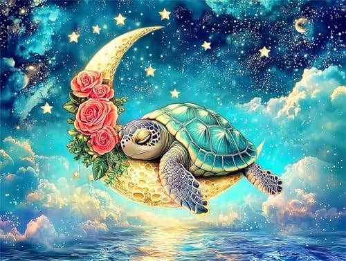 Puzzle für Erwachsene 300 Teile Süße Meeresschildkröte, 40 x 28 cm Puzzles für Erwachsene Pädagogisches Spiel Herausforderung Spielzeug 300 Teile, Puzzle Erwachsene Anspruchsvoll von QiHon