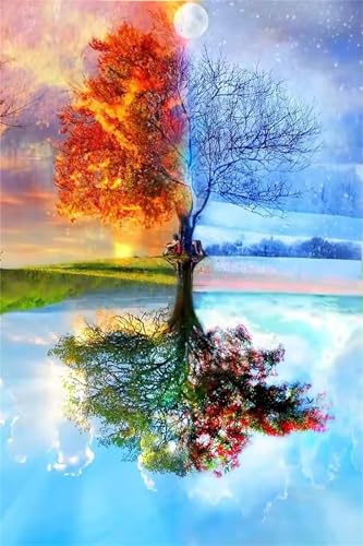 Puzzle für Erwachsene 300 Teile Vier Jahreszeiten Baum, 38 x 26 cm Puzzles für Erwachsene Pädagogisches Spiel Herausforderung Spielzeug 300 Teile, Puzzle Erwachsene Anspruchsvoll Puzzle für Erwachsene 300 Teile Vier Jahreszeiten Baum, 38 x 26 cm Puzzles für Erwachsene Pädagogisches Spiel Herausforderung Spielzeug 300 Teile, Puzzle Erwachsene Anspruchsvoll von QiHon