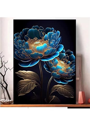 Puzzle für Erwachsene 500 Teile Blaue Pfingstrose, 52 x 38 cm Puzzles für Erwachsene Pädagogisches Spiel Herausforderung Spielzeug 500 Teile, Puzzle Erwachsene Anspruchsvoll Puzzle für Erwachsene 500 Teile Blaue Pfingstrose, 52 x 38 cm Puzzles für Erwachsene Pädagogisches Spiel Herausforderung Spielzeug 500 Teile, Puzzle Erwachsene Anspruchsvoll von QiHon