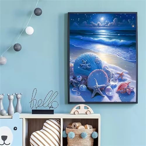 Puzzle für Erwachsene 500 Teile Blauer Muschelstrand, 52 x 38 cm Puzzles für Erwachsene Pädagogisches Spiel Herausforderung Spielzeug 500 Teile, Puzzle Erwachsene Anspruchsvoll Puzzle für Erwachsene 500 Teile Blauer Muschelstrand, 52 x 38 cm Puzzles für Erwachsene Pädagogisches Spiel Herausforderung Spielzeug 500 Teile, Puzzle Erwachsene Anspruchsvoll von QiHon